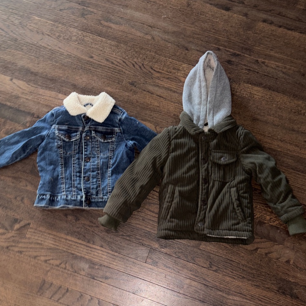 Kids Denim and Corduroy Jacket Set